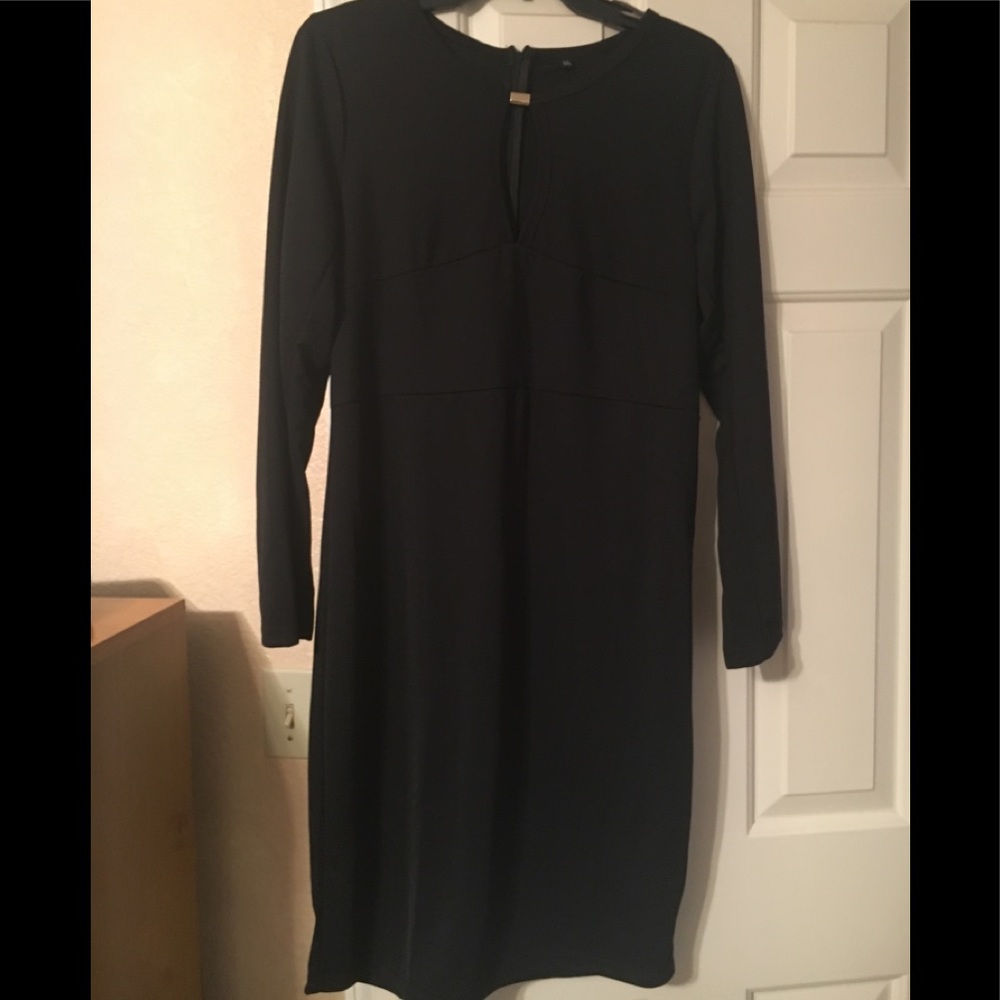 New - Black long sleeve dress - never worn!